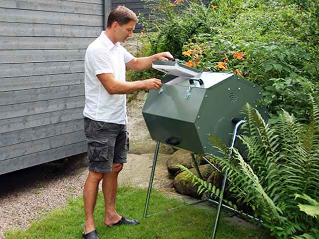 Can you compost dock leaves nettles and thistles in it?