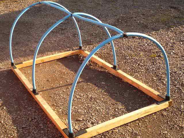 HI AndrewI constructed the same sort of mini covering in the polytunnel this winter for my crops and was thanking off doing the same thing for one outdoor main bed to protect my cabbage and cauliflower com the butterflies. The bed is 9x18 feet could you ...