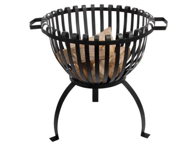 What is the diameter and height of the basket, the overall height and thickness of the metal used?