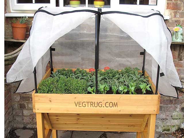 Hi, can this fleece work with the RHP6002N  vegtrug herb garden? Many thanks