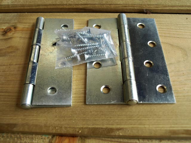 Could you use these hinges on the 3ft side of a 6ft x 3ft mini polytunnel kit, giving you access from either of the 6ft sides of the raised bed.