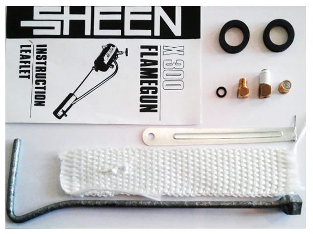 Sheen x300 Flamegun Maintenance Kit Questions & Answers