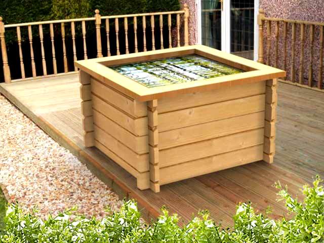 yes please we are interested in the Raised Pond With Liner - 4ft x 4ftPond Height: 26.5 Inches&pound;279.001